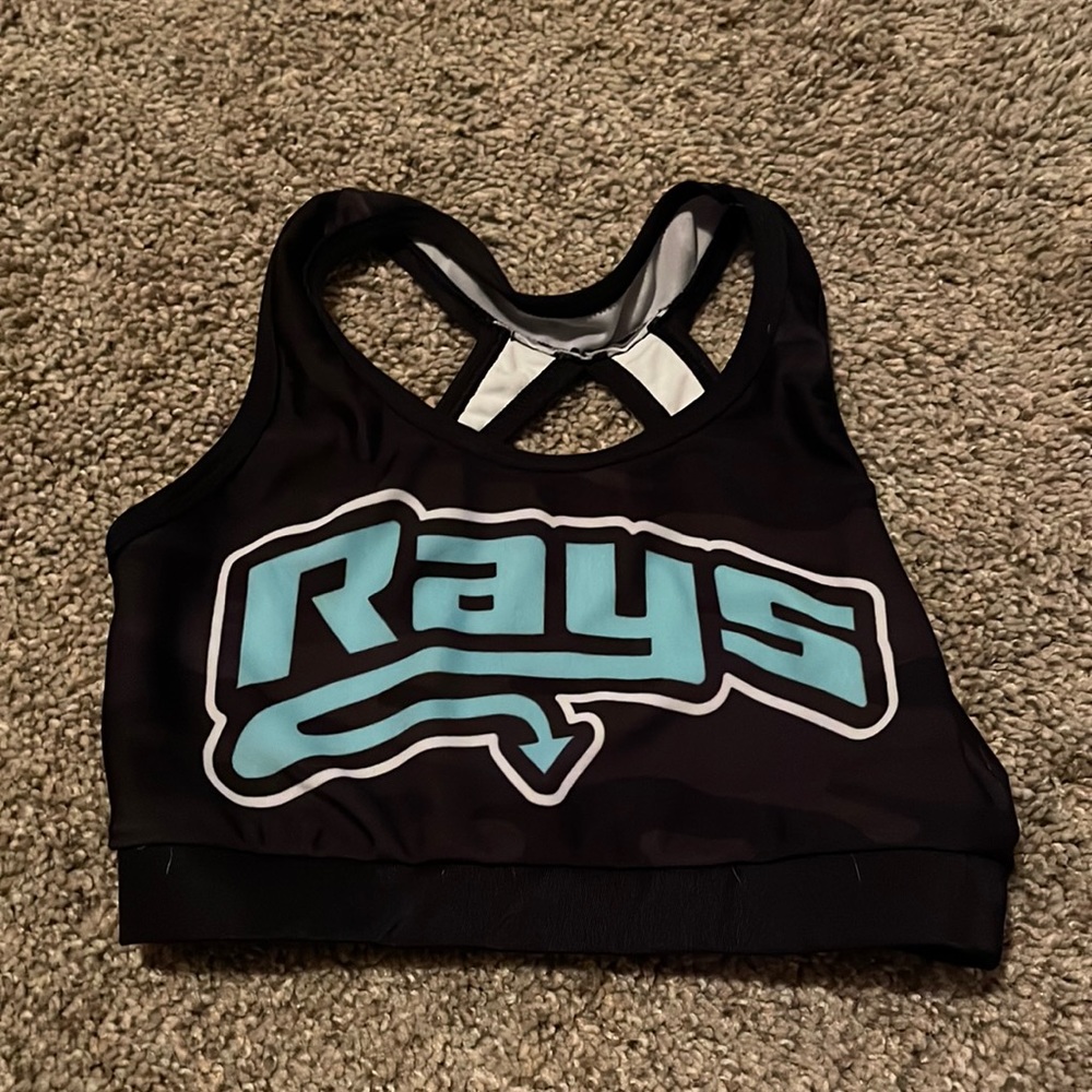 Stingrays Camo Sports Bra girls 8